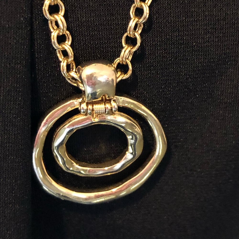 CMC signed pendant necklace